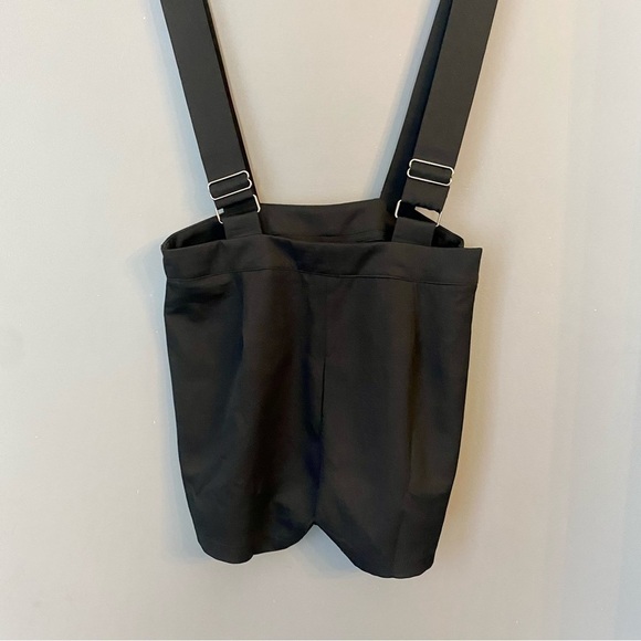 Black Short Overalls with Silver Buttons - Picture 5 of 8